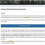 half dome lottery results